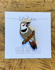 Northern Flicker Bird Enamel Pin