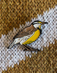 Western Meadowlark Bird Enamel Pin