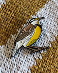 Western Meadowlark Bird Enamel Pin