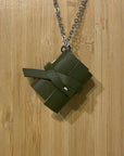 Miniature Leather Book Necklace - Assorted Colours