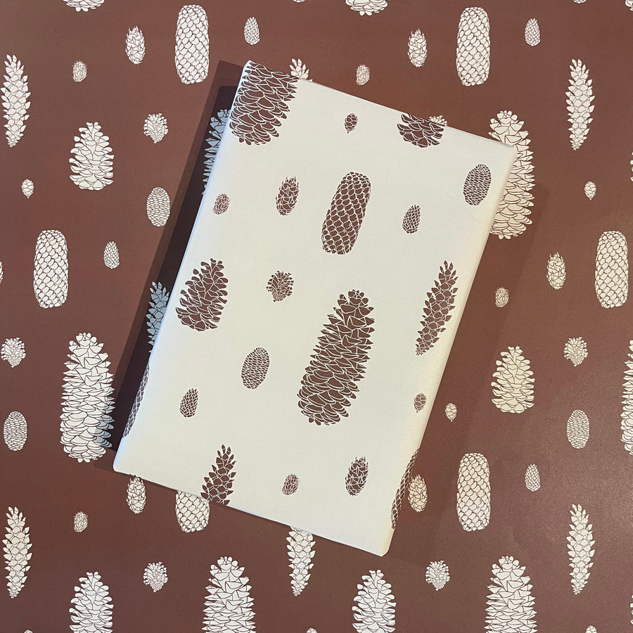 Pine Cones Double-sided Wrapping Paper