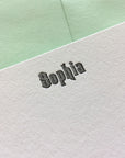 Argent Custom Letterpress Notecards