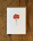 Balloons Letterpress Card