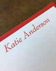 Bernard Modern Custom Letterpress Notecards