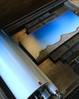Broken Top and Three Sisters Letterpress Print