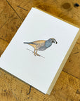 California Quail Letterpress Card