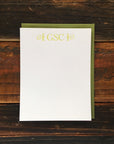 Cochin Open Custom Letterpress Notecards