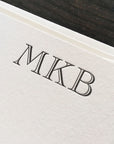 Cochin Open Custom Letterpress Notecards