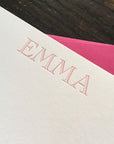 Custom Letterpress Notecards - Cochin Open