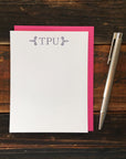 Cochin Open Custom Letterpress Notecards