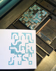 Congrats Alpha-blox Letterpress Card