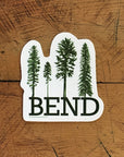Bend Conifer Trees Sticker