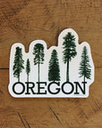 Oregon Conifer Trees Sticker