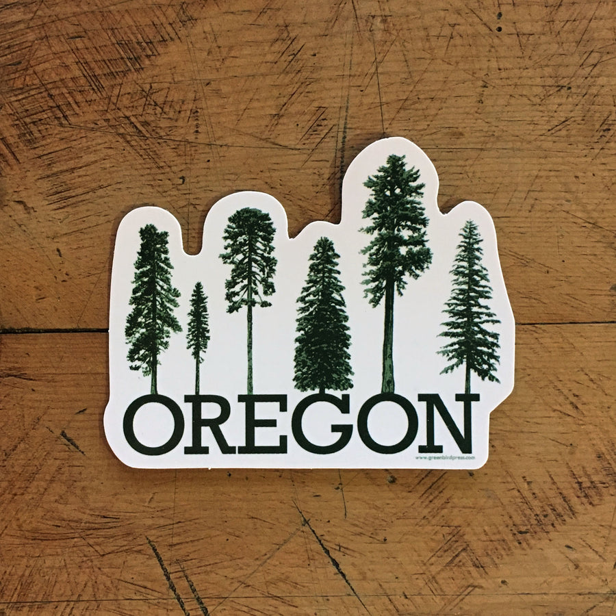 Bend & Oregon Conifer Tree Stickers
