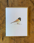 Dark-eyed Junco Bird Letterpress Card