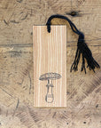 Fly Agaric Mushroom Letterpress Wood Bookmark