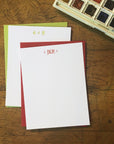 Custom Letterpress Notecards - Glyptic