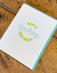 Happy Fucking Birthday Letterpress Card