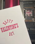 Happy Valentine's Letterpress Card