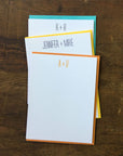 Huxley Vertical Custom Letterpress Notecards