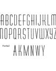 Huxley Vertical Custom Letterpress Notecards