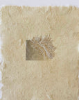 Interconnected Letterpress Print on Handmade Paper