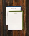 Motto Custom Letterpress Notecards