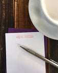 Motto Custom Letterpress Notecards