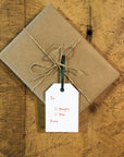 Naughty/Nice Letterpress Gift Tags - Set of 6
