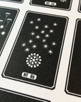 A Few Fireworks Letterpress Print