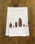 Pine Cones Tea Towel