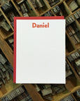 San Serif Custom Letterpress Notecards