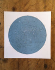 Star Map Letterpress Print Southern Hemisphere
