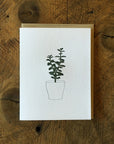Jade Letterpress Card