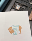 Buffalo Sweater Letterpress Card