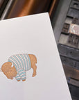 Buffalo Sweater Letterpress Card
