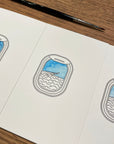 Up In The Clouds Airplane Window Letterpress Cards