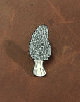 Morel Mushroom Enamel Pin