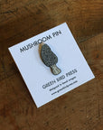 Morel Mushroom Enamel Pin