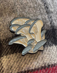 Oyster Mushroom Enamel Pin