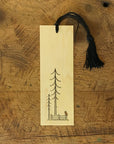 Minimal Adventure Letterpress Wood Bookmark Owl