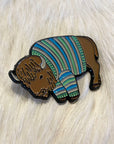 Buffalo Sweater Enamel Pin