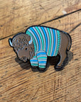 Buffalo Sweater Enamel Pin