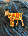 Goat Sweater Enamel Pin
