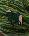 Llama Sweater Enamel Pin