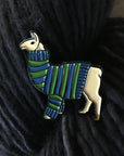 Llama Sweater Enamel Pin