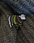 Sheep Sweater Enamel Pin