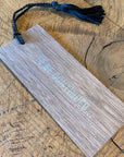 To Be Continued Letterpress Wood Bookmark