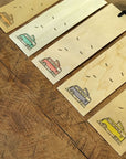 Minimal Adventure Letterpress and Watercolour Bookmark - VW