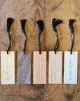 You Are Here Letterpress Wood Bookmark